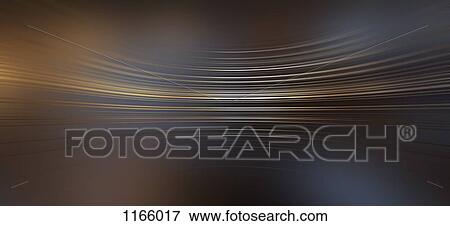 Stock Photo - Curved lines against an abstract background. Fotosearch