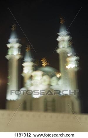 Defocused shot of Qolsharif Mosque against cloudy sky in Kazan Kremlin, Russia View Large Photo Image Stock Image - Defocused shot of Qolsharif Mosque against cloudy sky in Kazan Kremlin, Russia. Fotosearch