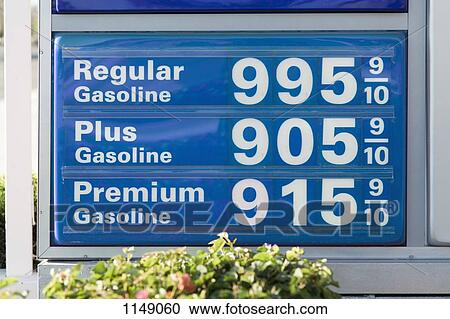 Detail of a sign advertising fuel prices View Large Photo Image Stock Image - Detail of a sign advertising fuel prices. Fotosearch