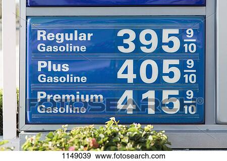 Detail of a sign advertising fuel prices View Large Photo Image Stock Photo - Detail of a sign advertising fuel prices. Fotosearch