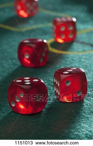 Dice on a craps table View Large Photo Image Stock Image - Dice on a craps table. Fotosearch