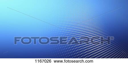 Stock Photograph - Diminishing dot pattern against an abstract background. Fotosearch