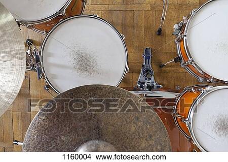 Drum kit arrangement View Large Photo Image Picture - Drum kit arrangement. Fotosearch