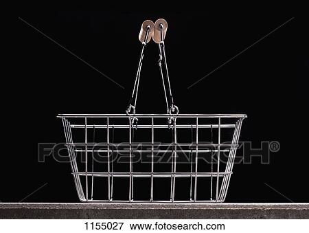 Empty shopping basket View Large Photo Image Stock Photo - Empty shopping basket. Fotosearch