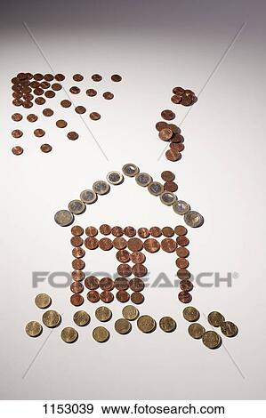 European Union coins arranged into the shape of house and sun View Large Photo Image Stock Photo - European Union coins arranged into the shape of house and sun. Fotosearch
