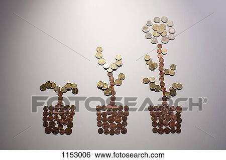 European Union coins arranged to the shape of a flower in three stages of growth View Large Photo Image Stock Photograph - European Union coins arranged to the shape of a flower in three stages of growth. Fotosearch