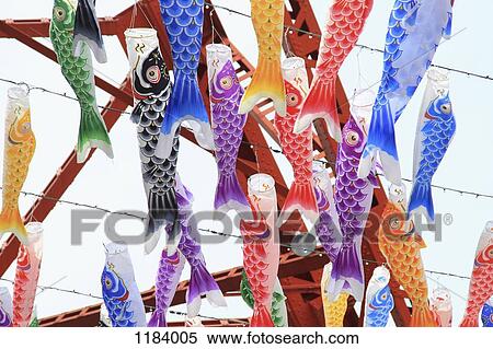 Fish style paper lanterns View Large Photo Image Stock Photography - Fish style paper lanterns. Fotosearch