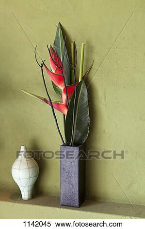 Flowers and vases on a shelf View Large Photo Image Stock Photography - Flowers and vases on a shelf. Fotosearch