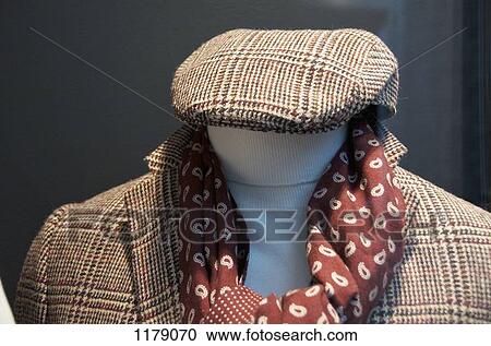 Headless mannequin with checked clothing, polo neck and scarf, View Large Photo Image Stock Image - Headless mannequin with checked clothing, polo neck and scarf, . Fotosearch