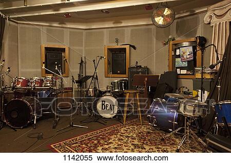 Musical instruments and audio equipment in a sound studio View Large Photo Image Stock Photography - Musical instruments and audio equipment in a sound studio. Fotosearch