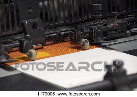Offset printing machine View Large Photo Image Stock Photograph - Offset printing machine. Fotosearch