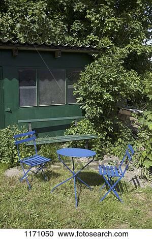 Outdoor furniture in the garden of a summer cottage View Large Photo Image Stock Image - Outdoor furniture in the garden of a summer cottage. Fotosearch