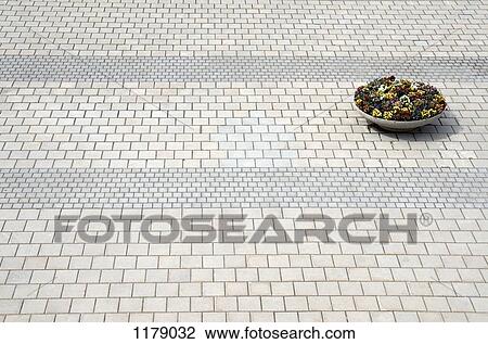 Plant pot in plaza View Large Photo Image Stock Image - Plant pot in plaza. Fotosearch