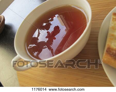 Plant, sky and building reflected in tea View Large Photo Image Picture - Plant, sky and building reflected in tea. Fotosearch