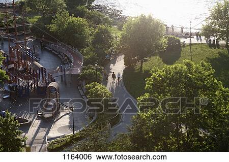 Playground and climbing frame in park by the river View Large Photo Image Stock Photograph - Playground and climbing frame in park by the river. Fotosearch