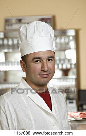 Portrait of a chef View Large Photo Image Stock Photo - Portrait of a chef. Fotosearch