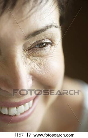Stock Photo - Portrait of a mature woman. Fotosearch