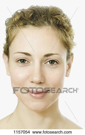 Picture - Portrait of a young woman. Fotosearch