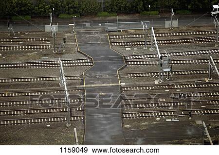 Railway lines View Large Photo Image Stock Photo - Railway lines. Fotosearch