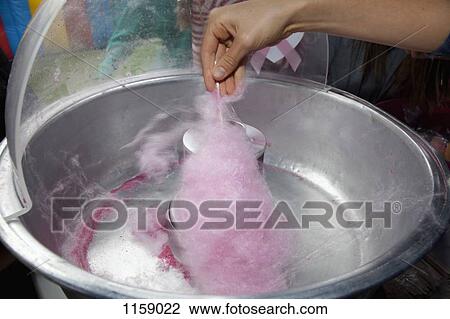 Spinning candy floss View Large Photo Image Stock Image - Spinning candy floss . Fotosearch