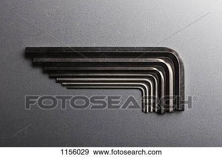Various sizes of Allen wrenches fitted into each other View Large Photo Image Stock Photo - Various sizes of Allen wrenches fitted into each other. Fotosearch