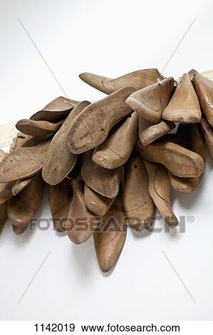 Wooden shoe molds View Large Photo Image Stock Photo - Wooden shoe molds. Fotosearch