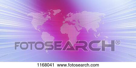 World map in dots against an abstract background View Large Photo Image Stock Image - World map in dots against an abstract background. Fotosearch