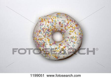 Stock Image - A doughnut. Fotosearch