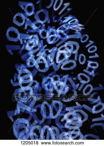 A messy heap of binary code on a black background View Large Photo Image Stock Photo - A messy heap of binary code on a black background. Fotosearch