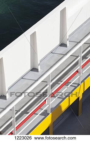 Abstract view of walkway bridge View Large Photo Image Stock Photograph - Abstract view of walkway bridge. Fotosearch