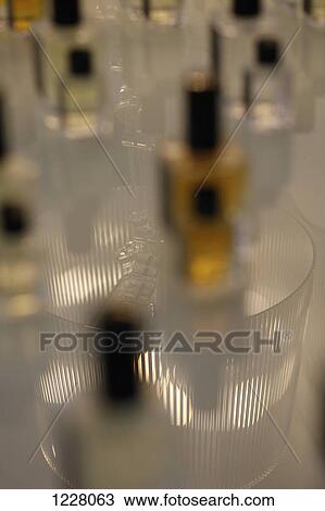 Bottles of perfume at perfumery View Large Photo Image Stock Image - Bottles of perfume at perfumery. Fotosearch