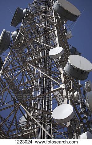 Communication tower View Large Photo Image Picture - Communication tower. Fotosearch