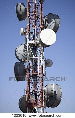 Stock Photograph - Communication tower. Fotosearch