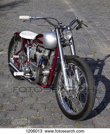 Stock Image - Customized motorcycle. Fotosearch