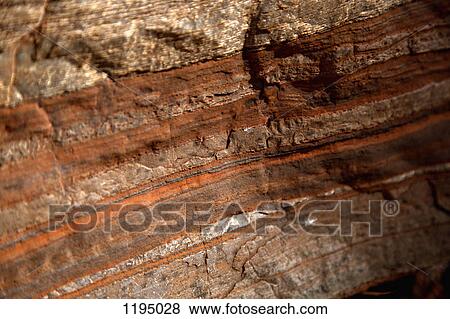 Stock Photo - Detail of natural patterns in stone, Karijini National Park, Newman, Western Australia, Australia. Fotosearch