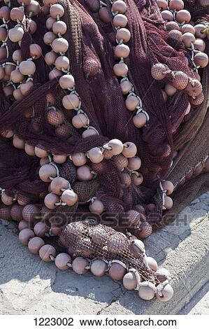 Fishing nets and floats View Large Photo Image Stock Image - Fishing nets and floats. Fotosearch