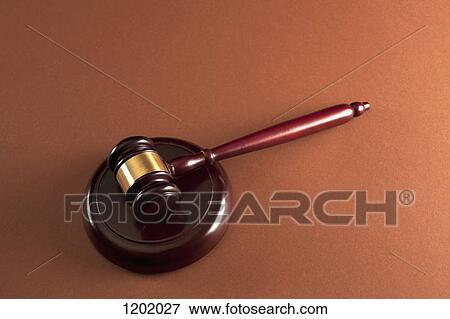 Stock Photo - Gavel and sound block. Fotosearch