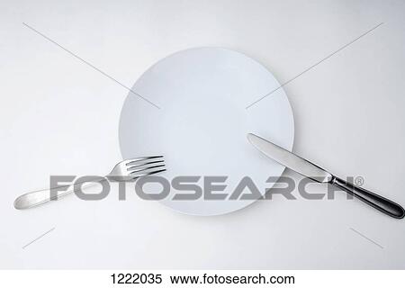 Knife, fork and plate View Large Photo Image Stock Photography - Knife, fork and plate. Fotosearch