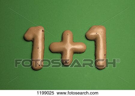 One plus one arranged in Russian bread cookies View Large Photo Image Stock Photography - One plus one arranged in Russian bread cookies. Fotosearch