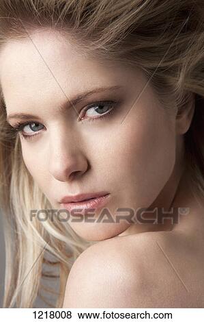 Stock Photo - Portrait of woman. Fotosearch