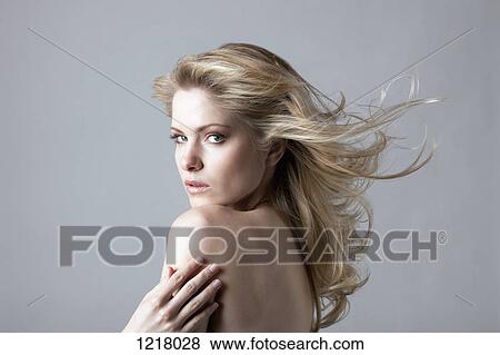 Stock Photo - Portrait of woman. Fotosearch