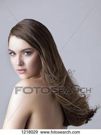 Portrait of woman View Large Photo Image Stock Photo - Portrait of woman. Fotosearch