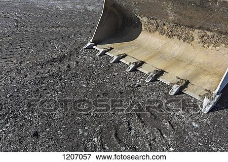 Shovel of mechanical digger View Large Photo Image Stock Photo - Shovel of mechanical digger. Fotosearch
