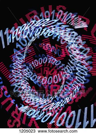 Spirals of blue binary code and the word VIRUS repeated many times in red View Large Photo Image Stock Image - Spirals of blue binary code and the word VIRUS repeated many times in red. Fotosearch