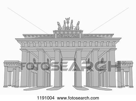 The Brandenburg Gate View Large Photo Image Picture - The Brandenburg Gate. Fotosearch