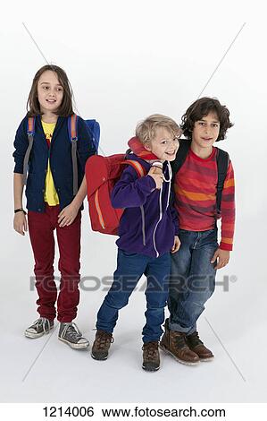 Three cheerful boys hanging out together View Large Photo Image Stock Photograph - Three cheerful boys hanging out together. Fotosearch