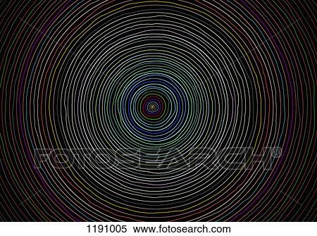 Stock Photography - Various colored concentric circles. Fotosearch