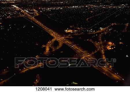 View of a highway interchange at night, Melbourne, Victoria, Australia View Large Photo Image Stock Image - View of a highway interchange at night, Melbourne, Victoria, Australia. Fotosearch