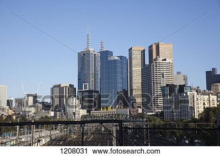 View of city buildings, Melbourne, Victoria, Australia View Large Photo Image Stock Image - View of city buildings, Melbourne, Victoria, Australia. Fotosearch