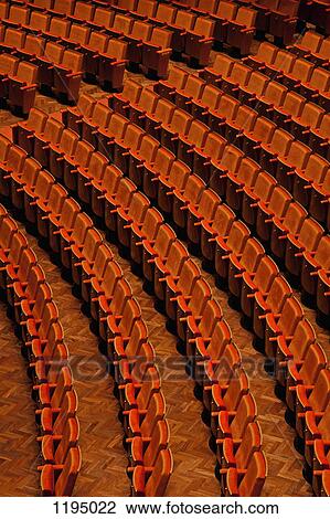 View of seats in a theater View Large Photo Image Stock Image - View of seats in a theater. Fotosearch